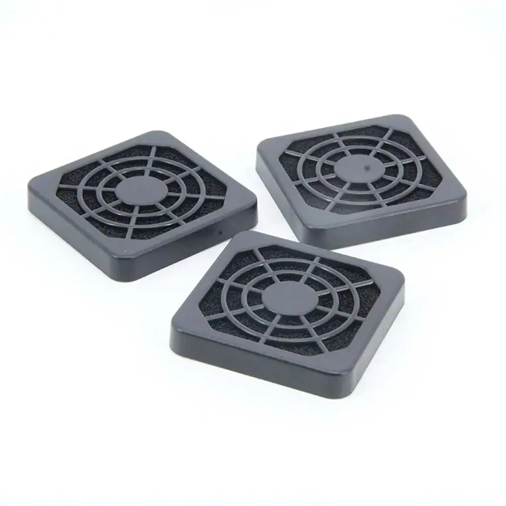 4Pcs Guard Grill Protector PC Computer Fan Filter 40/50/60/80/90/120mm Cleaning Case Fan Dust Filter ABS Case 3in1