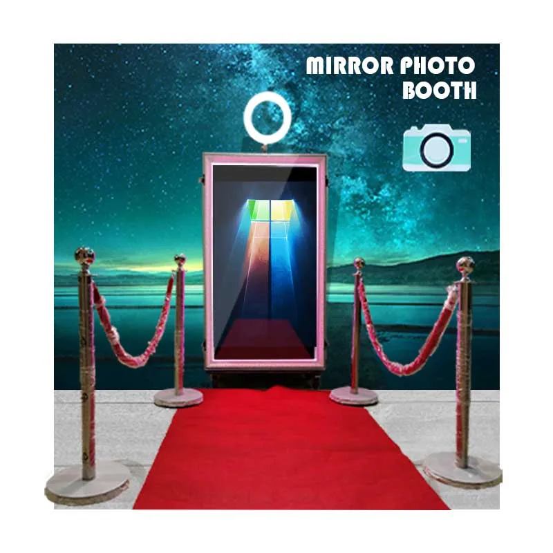 65インチ セルフィーフォトブース マジックミラー フォトブース マジックミラー