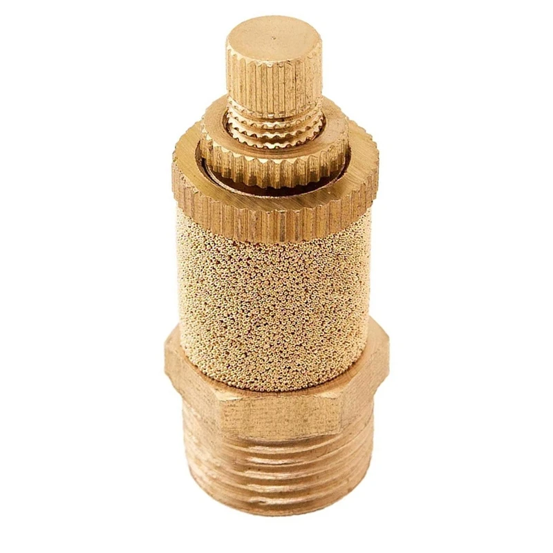 ABAE-3/8 بوصة NPT صمام التحكم في التدفق/التأهل/كاتم الصوت للتعليق (4 عبوات) VXA4038-4