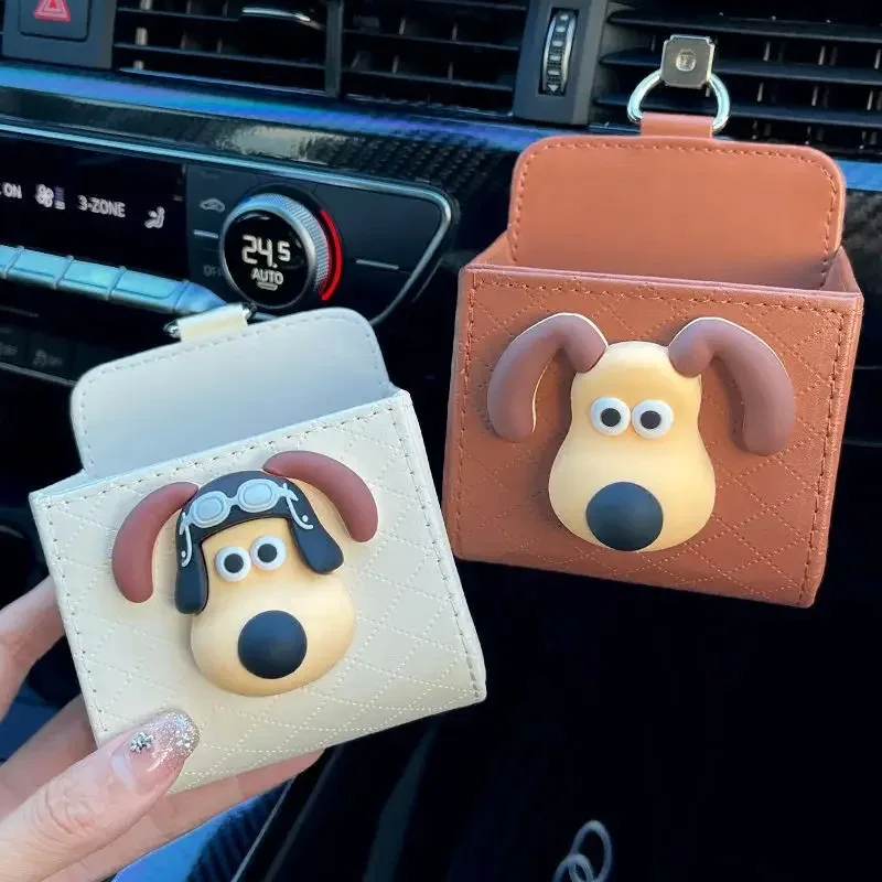 1 Peça Bolsa Organizadora Suspensa para Saída de Ar do Carro, Suporte Criativo para Celular e Organizador de Objetos Diversos para Interior Automotivo