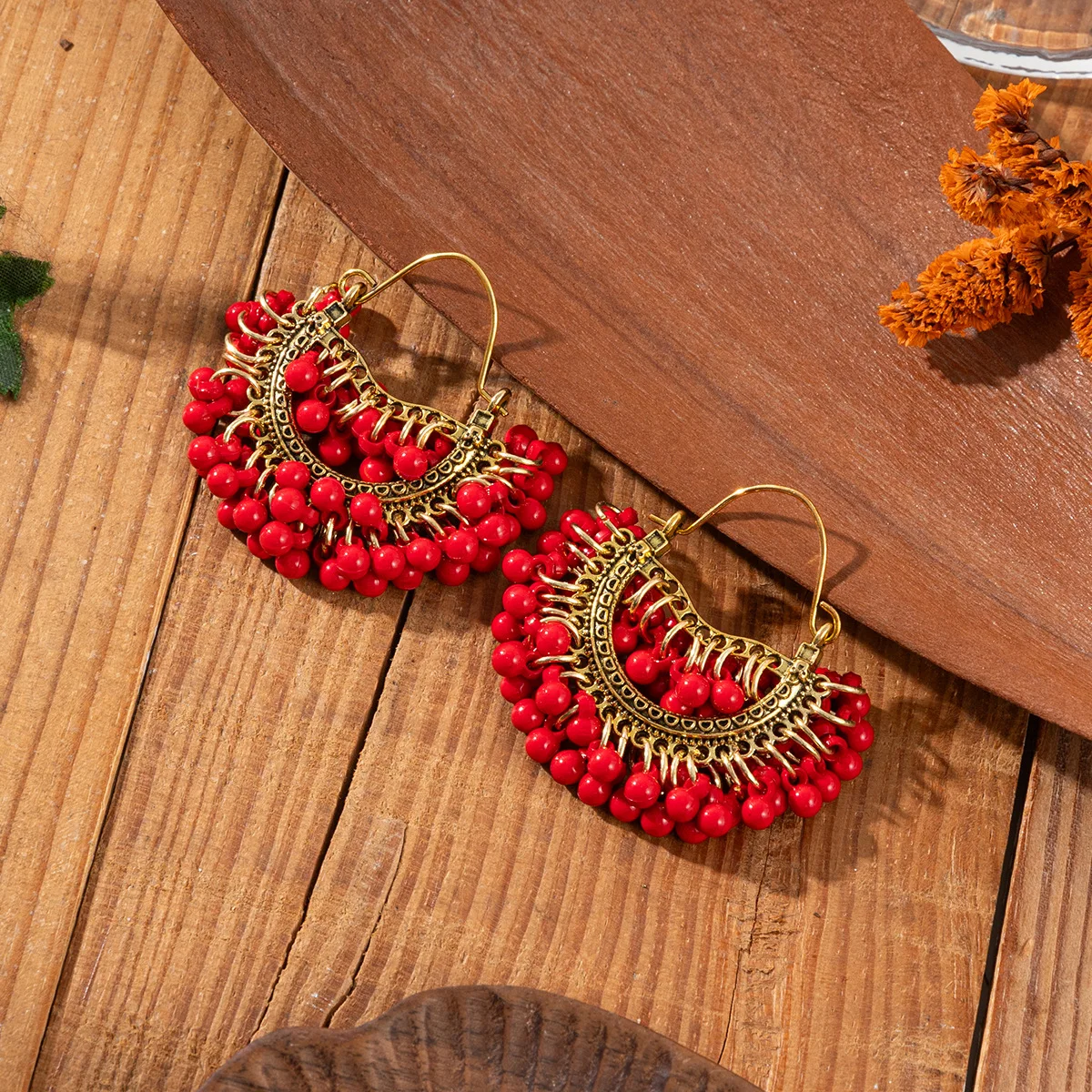 Bohemian Red Tassel… - image