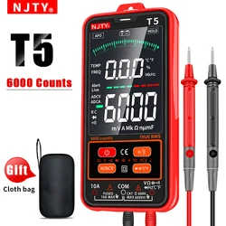 Digital Multimeter Smart Mini Automotive Professional Tester True RMS NCV AC DC Voltage Tester Portable Multimetro T5 NJTY