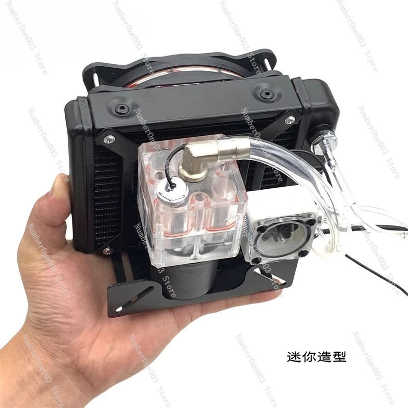 

Mini External All-in-One Water Cooling Radiator for Phone Laptop 3D Printer Portable Cooling System