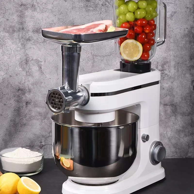 

1500W Cordless Food Mixer - Multifunction Stand Blender with Mixing Bowl & Dough Hook, Wireless Electric Kitchen Accessory​