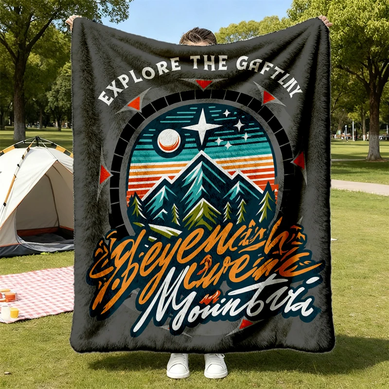 Stargate Cheyenne Mountain Flannel Throw: Sci-Fi Fan Gift Flannel Blanket