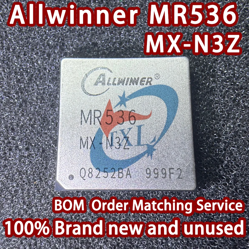 100% Brand New Import MR536 MR536MX-N3Z Allwinner FCBGA‑664 Robot AI SoC Quad-Core Cortex‑A55 RISC‑V 3TOPS NPU Processor Chip