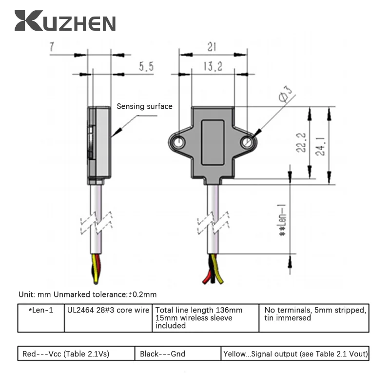 3.3V-5V Non Contact Water Level Sensor Capacitive Liquid Level Sensor Liquid Detection Switch Controller Water Level Detector