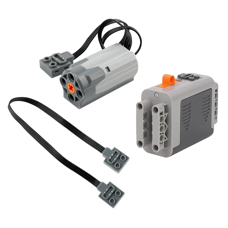 مجموعة مكعبات البناء الإلكترونية التقنية MOC مع وظائف طاقة RC لمشاريع السيارات الإبداعية التي تصنعها بنفسك المتوافقة مع سلسلة 8883 #1