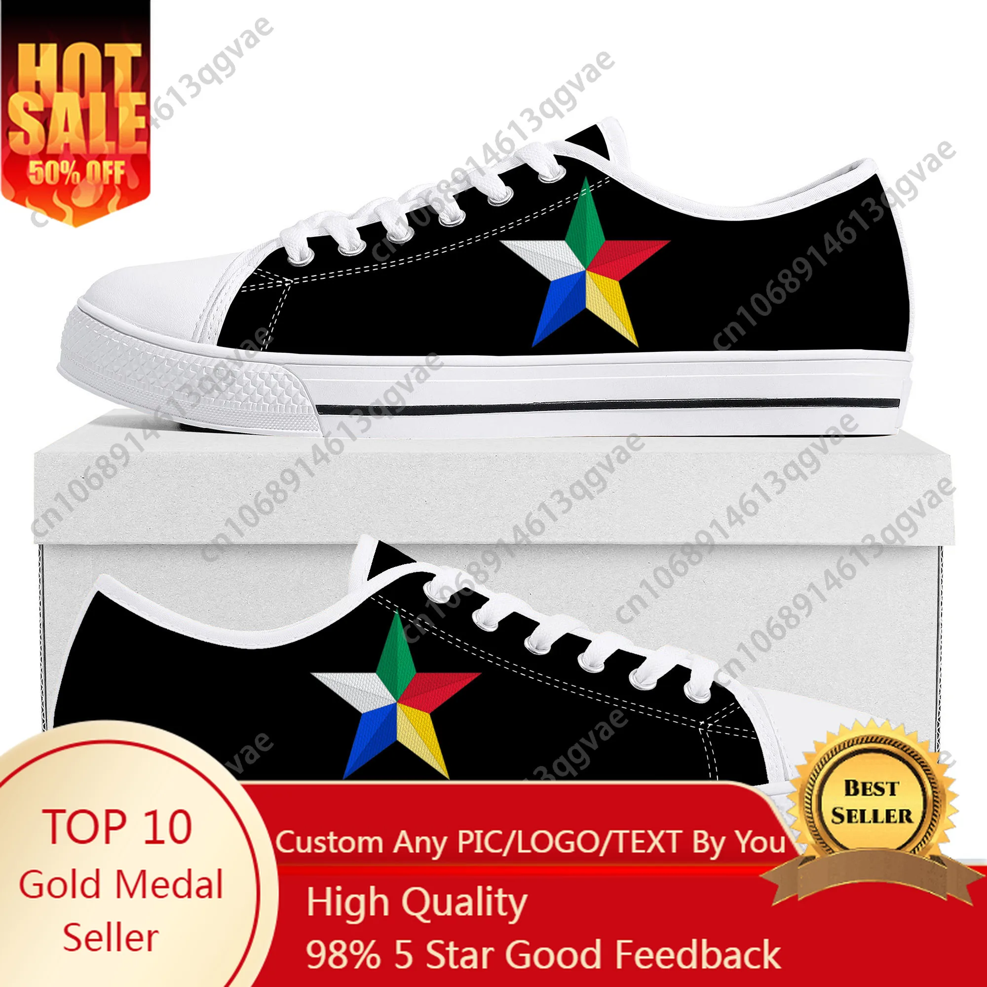 

Support The Druze Logo Druze Star Low Top Sneakers Womens Mens Teenager High Quality Shoes Tailor-Made Canvas Sneaker Shoe
