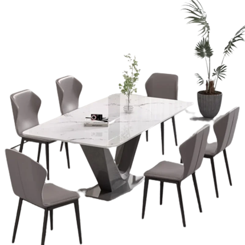 Nordic moderno mesa de jantar quarto à prova dwaterproof água cozinha restaurante sala mesas de jantar longo grande mesas de jantar móveis para casa