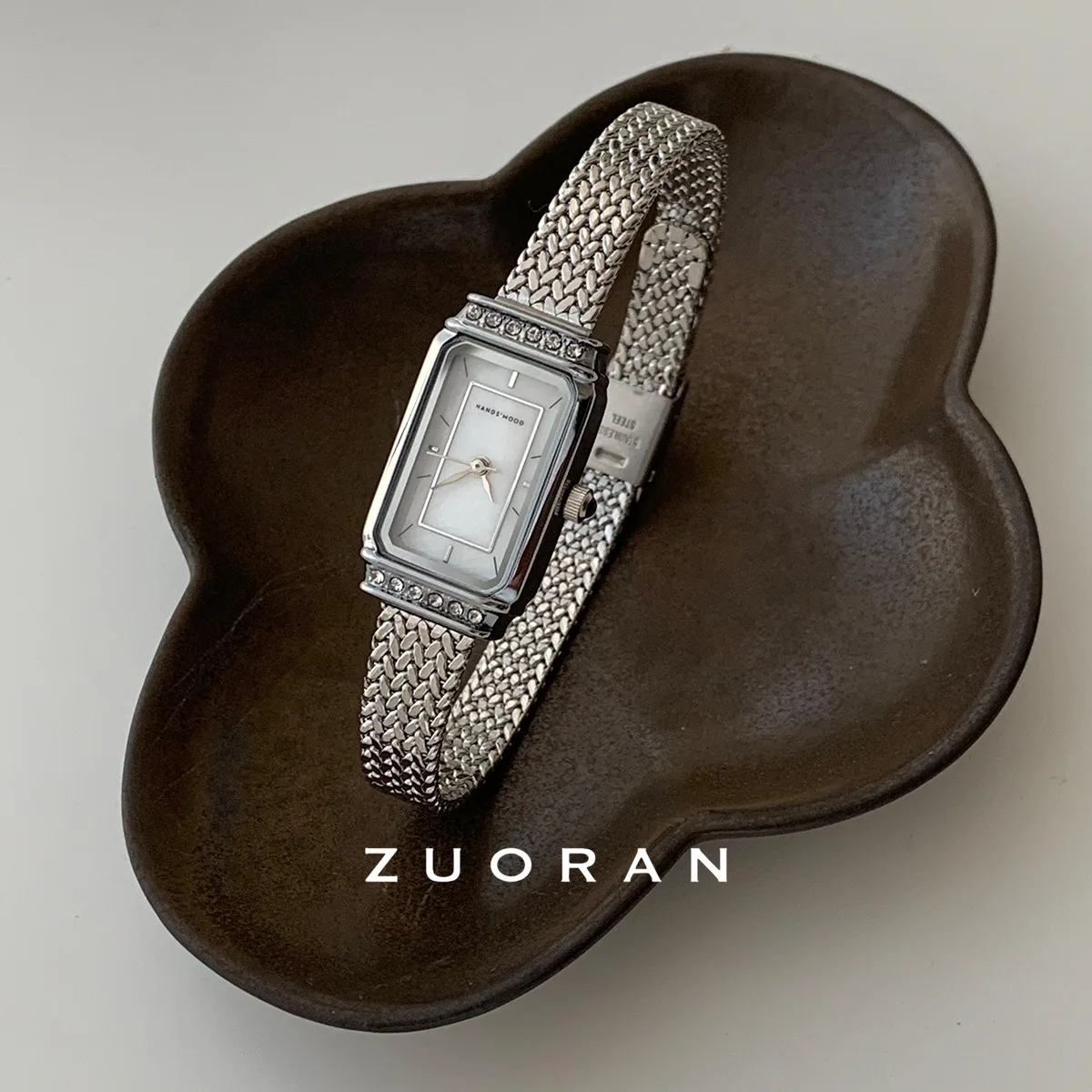 

Elegant women's watch, rectangular design, stylish and sophisticated, a perfect gift for women, a unique timepiece.