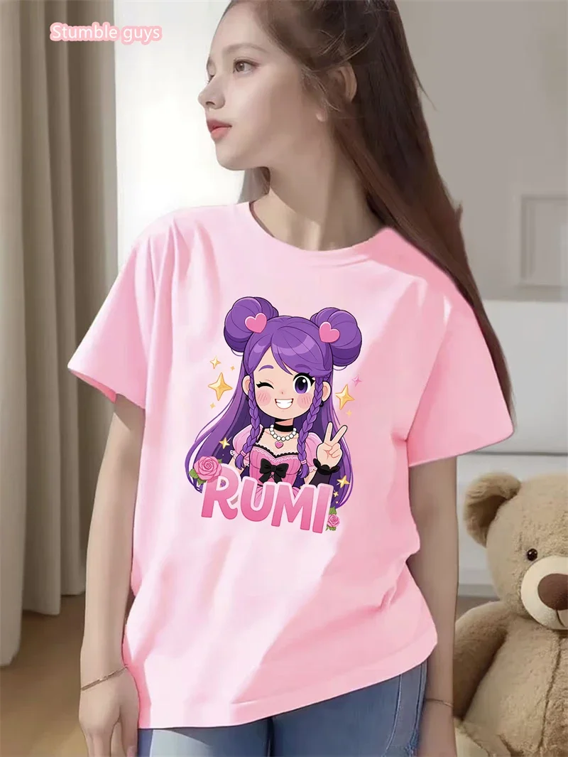 Casual Boys Gamer T-Shirt Trendy Video Game Print Short Sleeve Lightweight Breathable Anime Clothes Summer Kids Tee