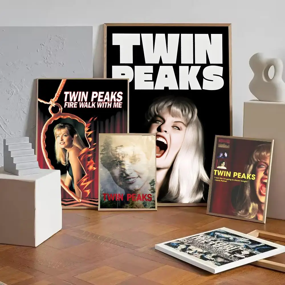 Twin Peaks TV Series Poster Gift with prints Home bedroom living room decoration promotion and display