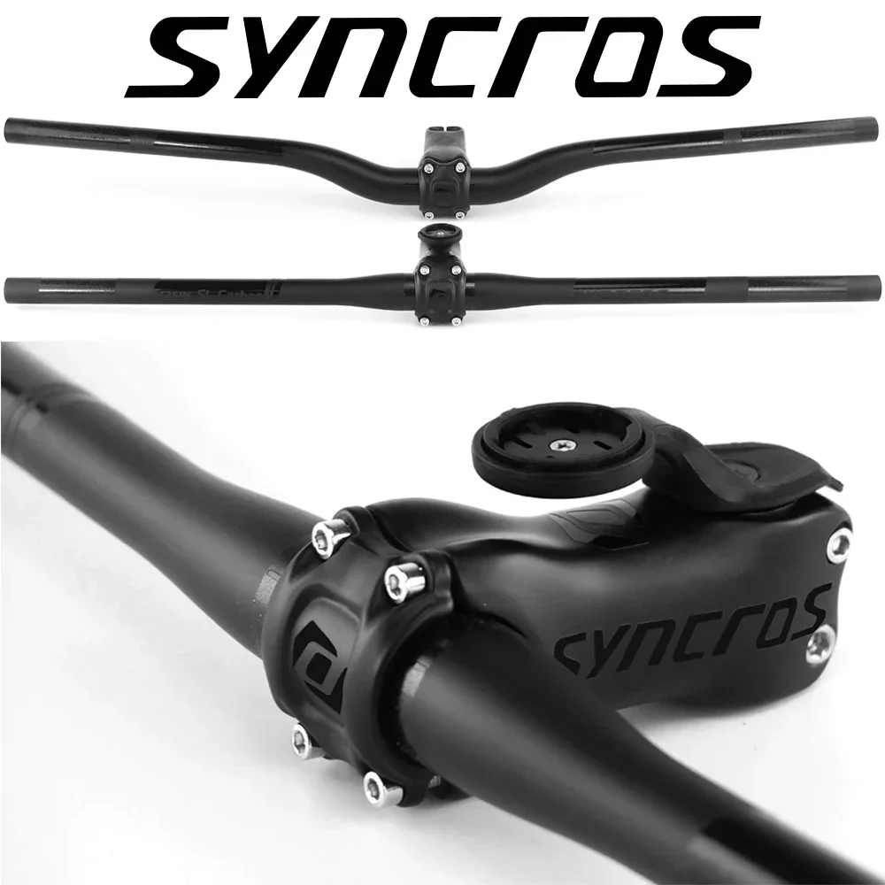 Syncros Fraser SL Three-layer Finish Full Carbon Stem Mountain/Road Bike Parts Angle 6/17 Degree 60-120mm carbon stem