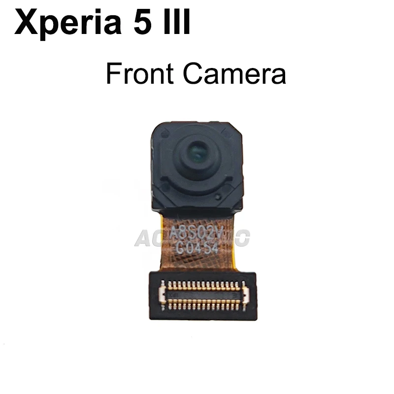Aocarmo For Sony Xperia 5 III / X5iii 5G Mark3 XQ-BQ72 Front Face Selfie Back Ultra Wide Main Telephoto Zoom Camera Flex Cable