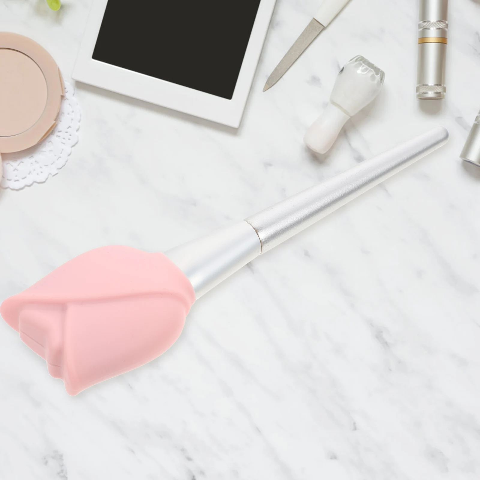 

3 Pcs Makeup Brush Covers Protective Travel Holders Silicone Cases For Foundation Concealer Eyeshadow Brushes Portable Storage