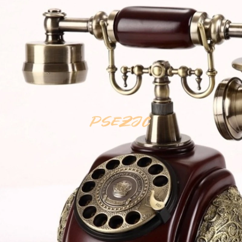 Home Portable European Vintage Office Phone Landline Gift Display Decoration