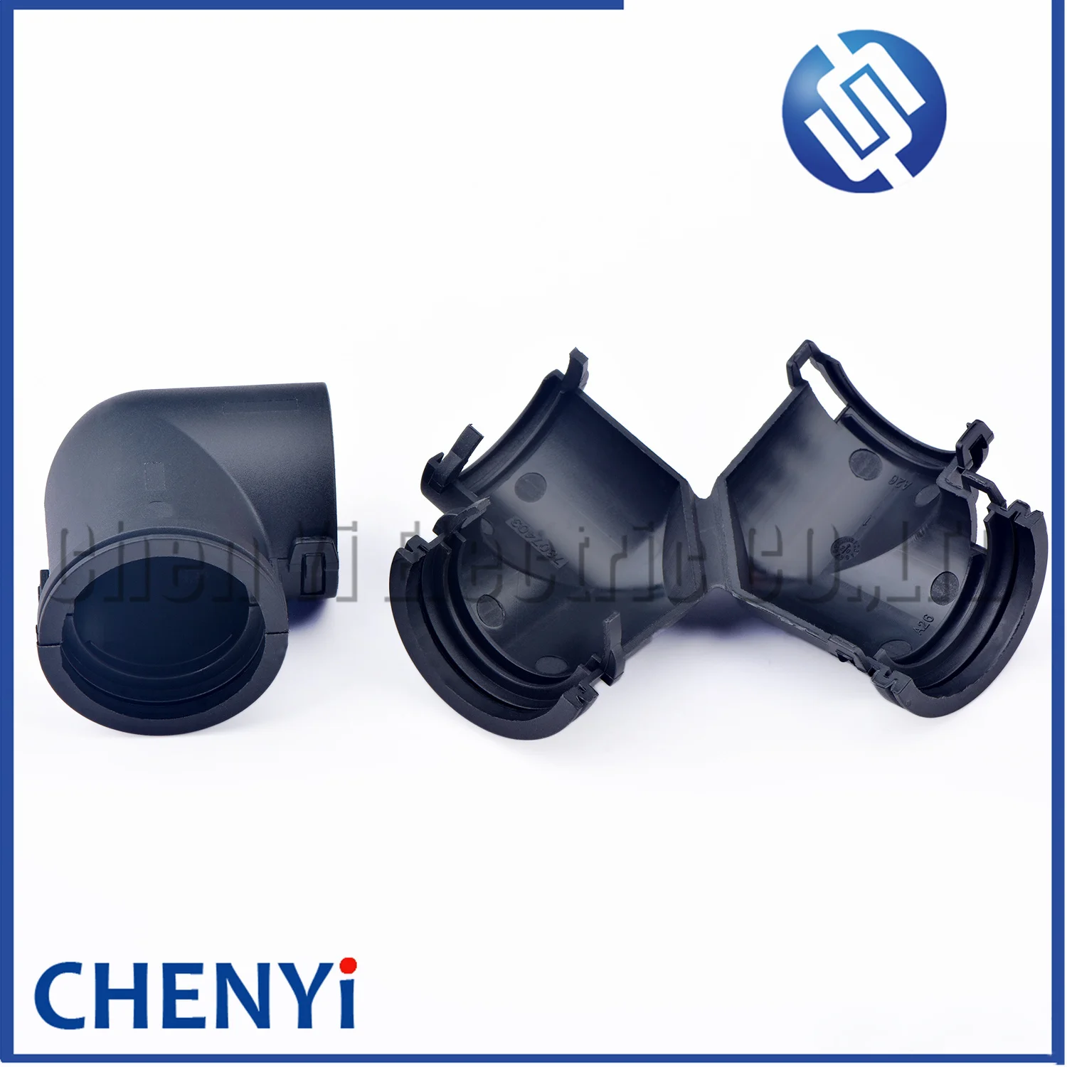 26 mm internal diameter wire harness connector bellows buckle manifolds Right angle corrugated pipe buckle clasp cover 7807403