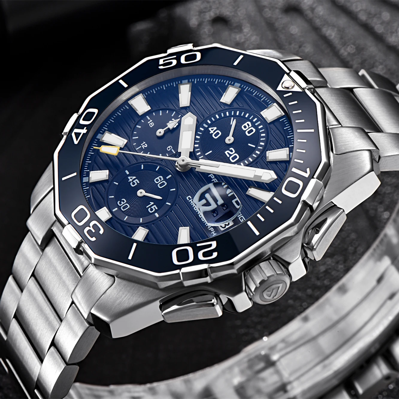 2025 New Brand PAGANI DESIGN 1617 Men's Military Sport Mechanical Watches Waterproof Stainless Steel Top Brand Luxury Men Watch