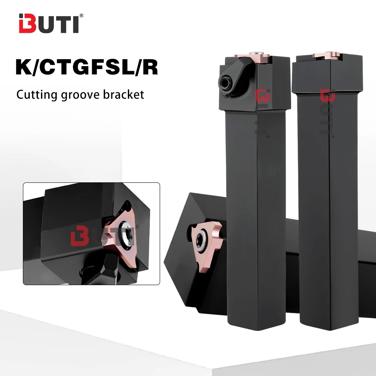 

CTGFSR/L1616H16 KTGFSR2020K16 1212H16 Card Spring Grooves Cutter Bar Transverse Cutting Groove Outer Shallow Support Machining
