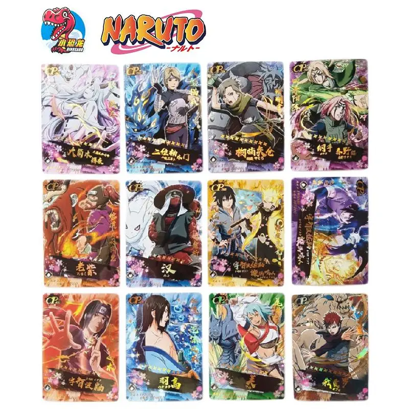 Little Dinosaur Nine Bullets Cp-Series Naruto Anime Characters Uzumaki Naruto Hashirama Collection Card Board Game Birthday Gift