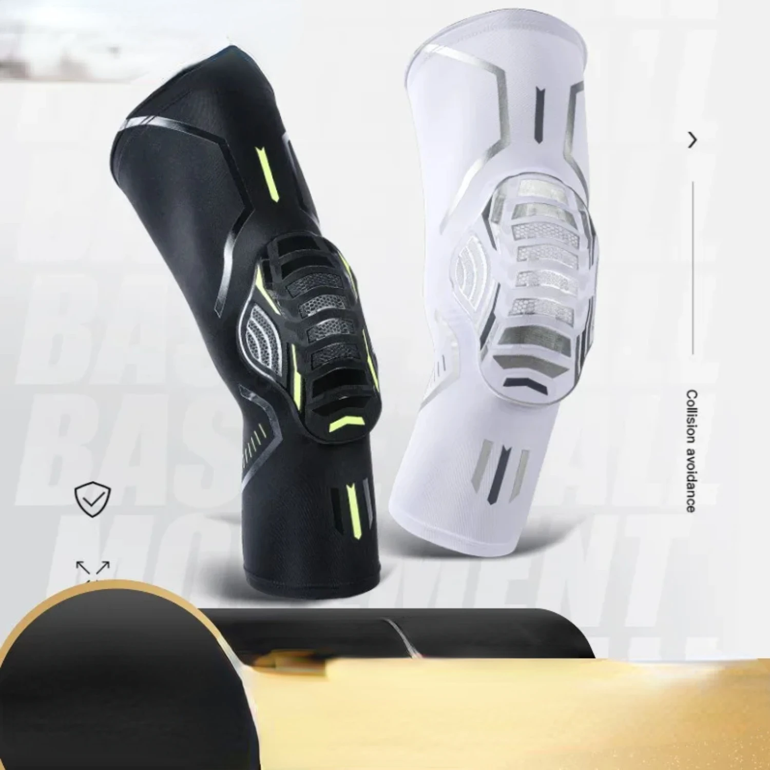 

Silicone Knee Brace Strap for Meniscus Protection with Sturdy and Durable Design, Strong Patella and Medial Support for Active M