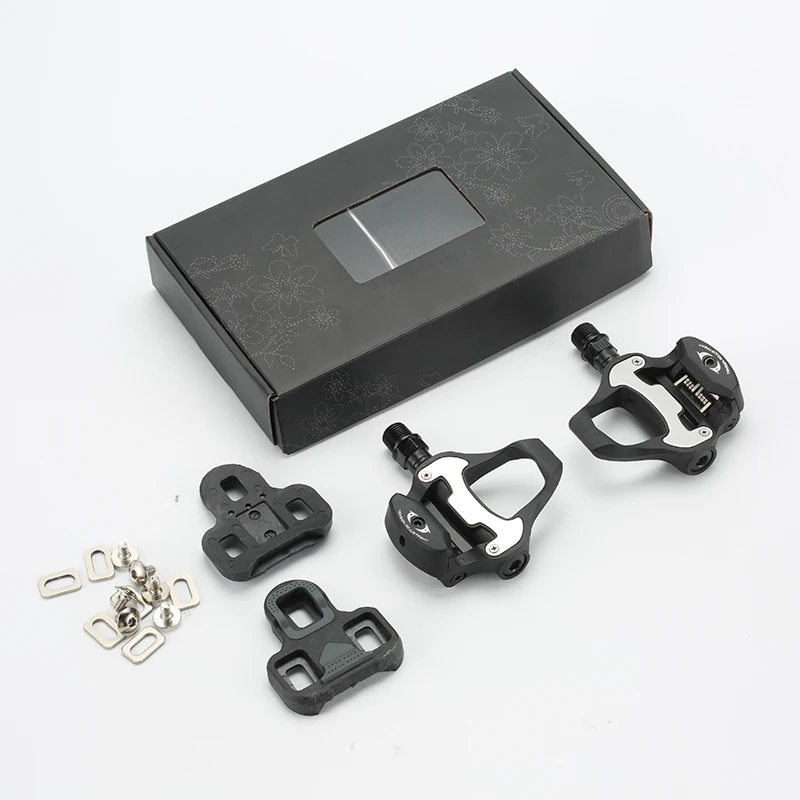 Road Bike Cleats Compatible With Looking Self-Locking System Cycling Pedals Shoes - 4.5 Degree Float Bicycle Pedal Accessories