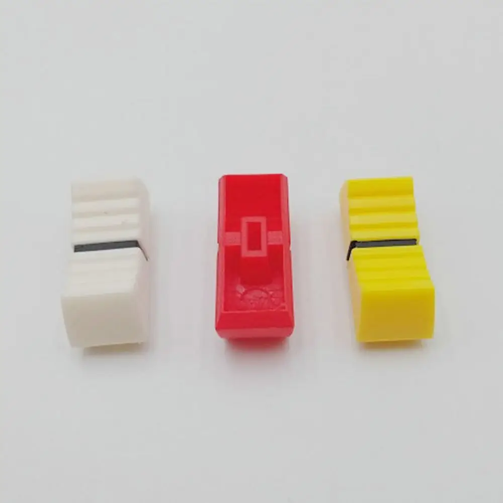 10PCS Supplies Switch Knob Cap Sliding Sensitive Slider Push-Pull Cap Potentiometer Cap Mixer Dimmer Fader Knob Cap Touch