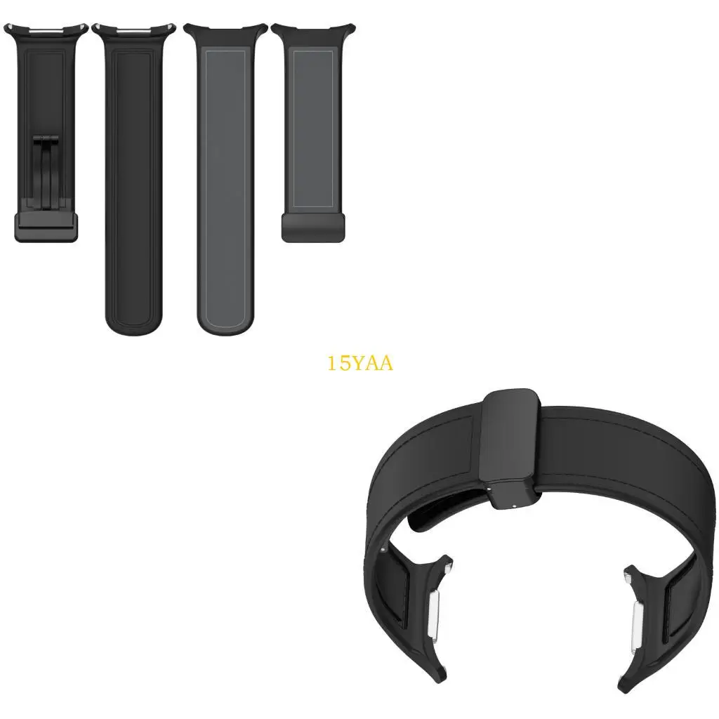 

15ya Universal Silicone Watch Brap 47 -мм спортивных видов спорта на открытом воздухе.