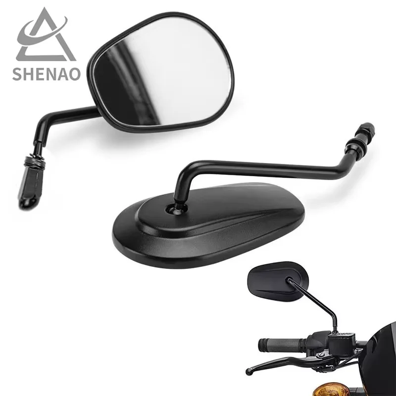 Motorcycle Rearview Mirror Is Suitable For Harley Series Xl883/1200/x48 Gv300 Honda Cm500 Modified Rearview Mirror Accessories image 5