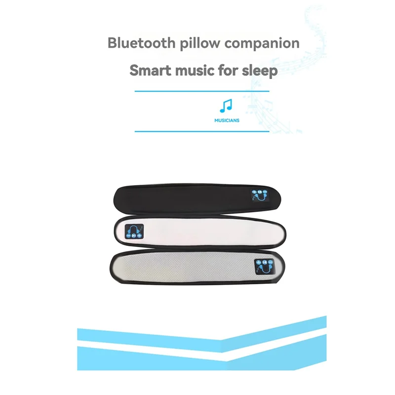 FFYY-Under Pillow Sleep Aid Bluetooth Speaker Portable Bone Conduction Stereo Surround Soundbar Wireless Music Box