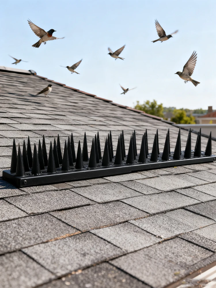 Vogel Repeller Afstotende Duiven Dissuasori Tegen Vogels Schrikken Buiten Spikes Hooligans Anti Uitsluiting Katten Schrikkende Apparaten Pest - afbeelding 2