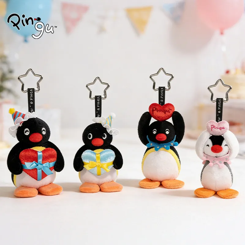 Cartoon Pingu New Year'S Blessing Series Penguin Doll Backpack Pendant Keychain Fun Toy Valentine'S Day Surprise Periphery Gifts view 3