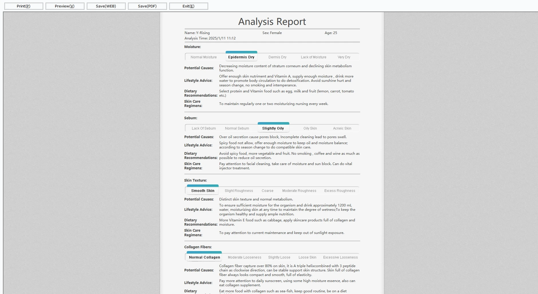 Scanner de peau pour spa, analyseur de peau, machine d'analyse de beauté qualifiée ale, version coréenne