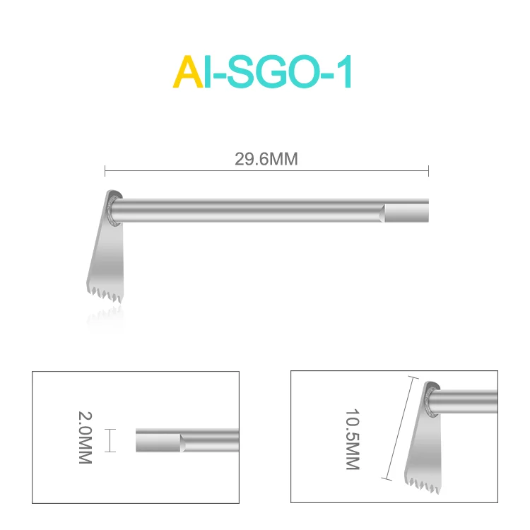 Dental Accessories Micro Saw Handpiece Saw Blades Bone Cutting Material Compatible AI-SGR-D/SGO-T/SGS-Y 1pcs