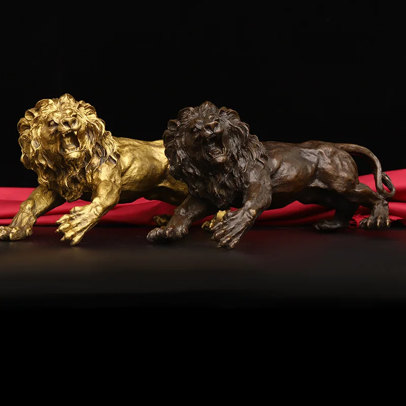 Brass Lion Brass Lion Lion Lion Home Decoration Office Crafts Ornaments