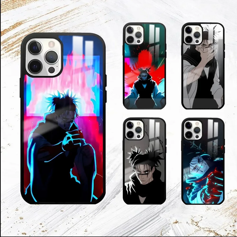 C-Choso Jujutsu Kaisen Anime Phone Case For iPhone 16 15 14 13 12 11 Pro Max Plus Mini PC Fashion High Quality mirror phone case