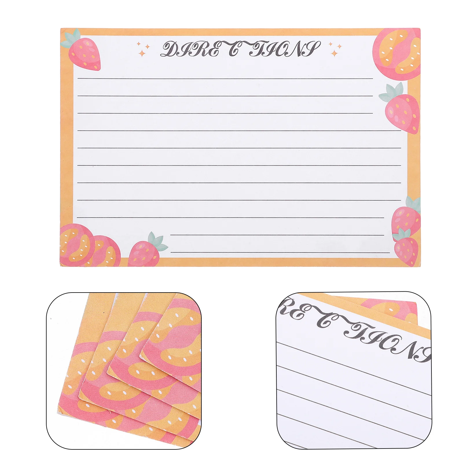 

50Pcs Recipe Cards Blank Kitchen Wedding Bridal Shower Recipe Sheet Double-Sided Paper Food Note Cards