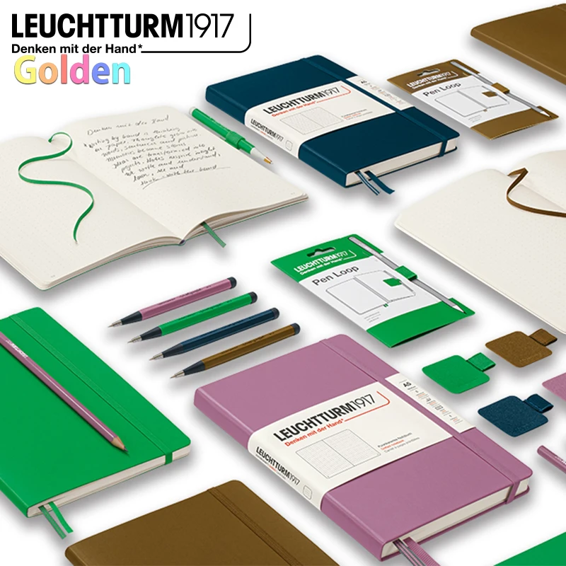 LEUCHTTURM 1917 A5 دفتر ملاحظات كلاسيكي 2025 خيارات غلاف فني وغلاف فني، مثالية للملاحظات التجارية والاجتماعات والمجلات #2