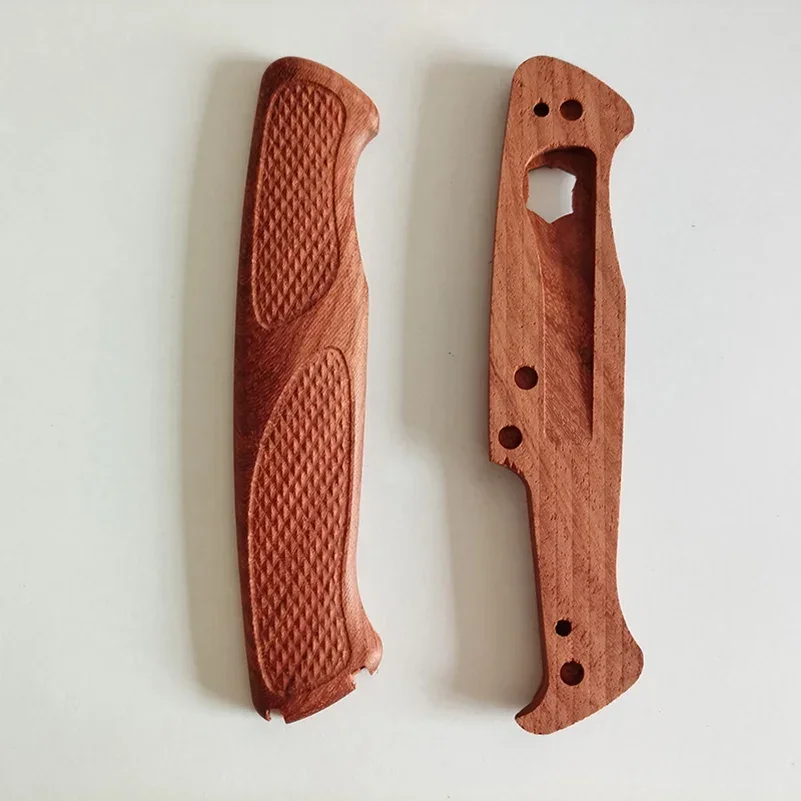 1Pair Wooden Scales With cutouts for 130MM Victorinox Delemont RANGER Series Knives 0.9663.MC