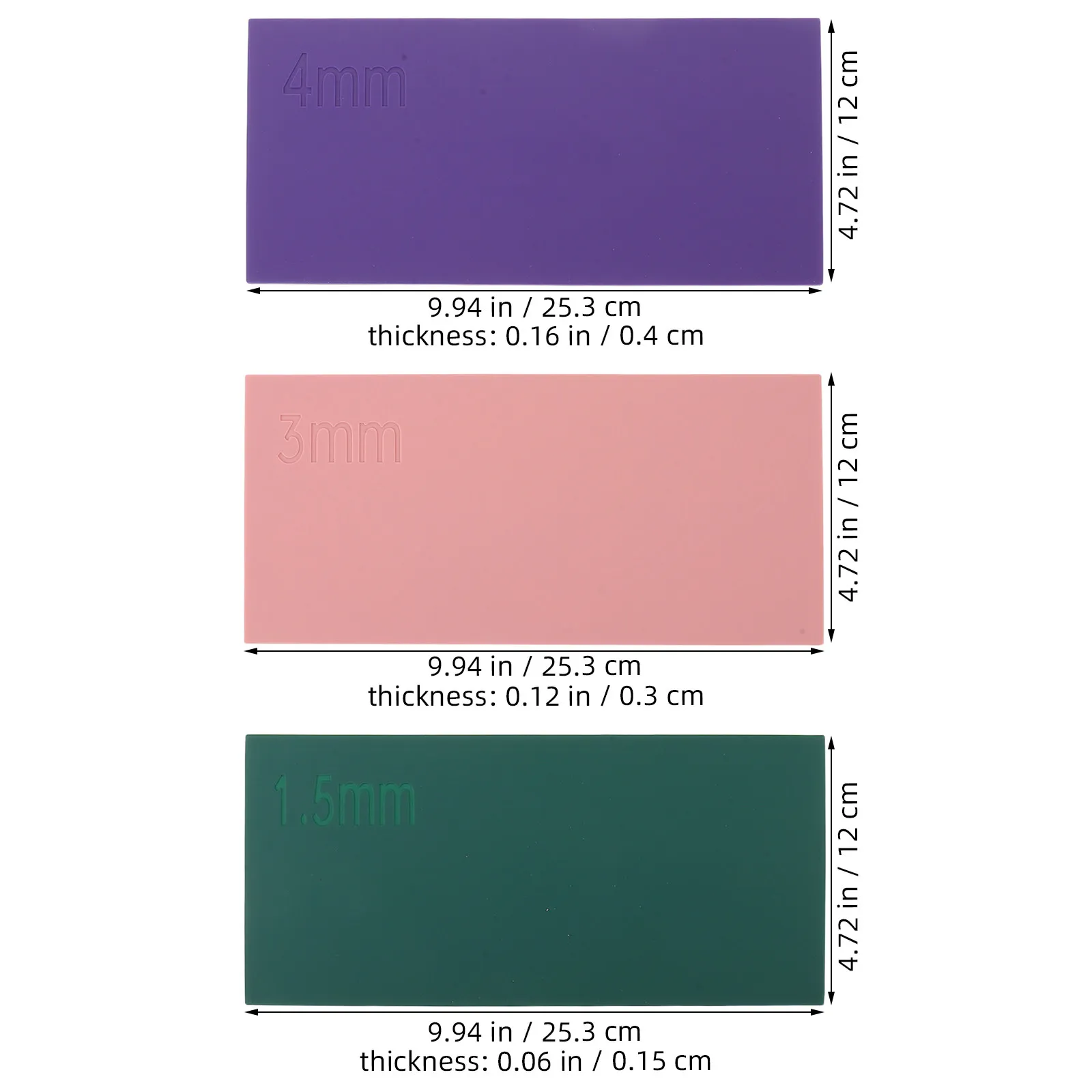 3Pcs Silicone Resistant Sublimation Mug Wraps High Press Silicone Pad For Photography Studio Heating view 3