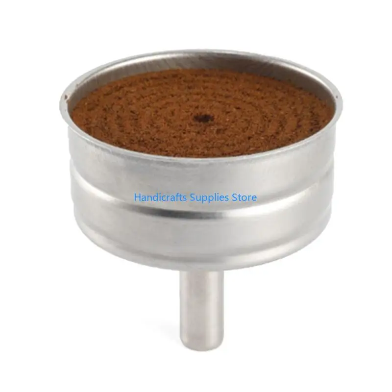 R1WA Coffee Pots 6 Cup Capacity Coffee Funnel Efficient Coffee Brewing Funnel for 6 Cup Pots Stainless Steel Construction