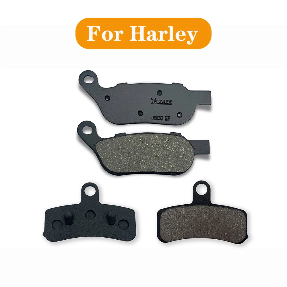 

Motorcycle Brake Pads For Harley Dana Fatty Successor Soft Tail Commander breaker Front and rear disc brakes rotor Replace