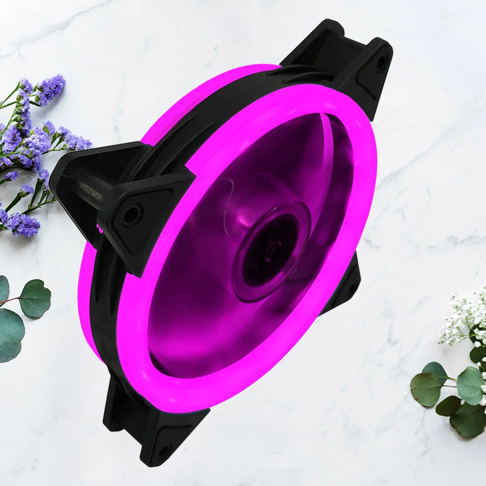 1pc 12Cm Rgb Ventola di Lunga Durata A Basso Rumore Pc Ventola Del Computer Per Desktop Case Cpu Dispositivo di Raffreddamento di Raffreddamento Design Creativo Accessori Per Computer
