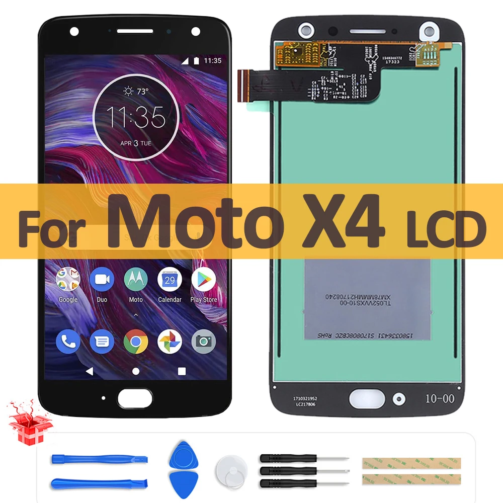5,2 "LCD Original para Motorola Moto X4 LCD XT1900-1 XT1900-4 XT1900-6 pantalla táctil digitalizador montaje para Moto X4 LCD