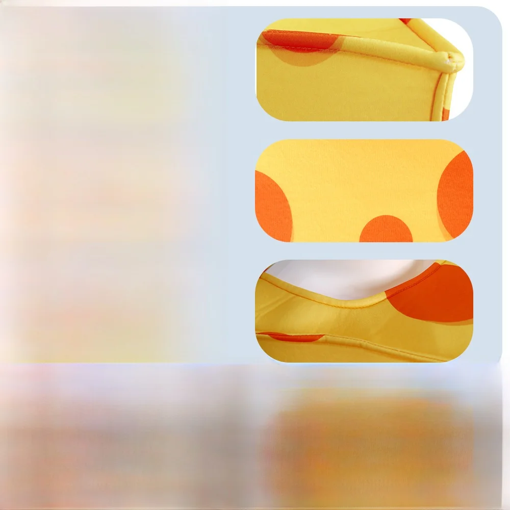 Kostium Cosplay Cartoon Cheese Man, strój na Halloween, kombinezon, kostium gąbki, modelka, występ sceniczny