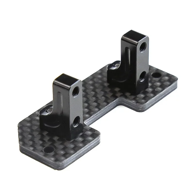 Carbon Fiber Servo Mount Axle Up Servo Fixed Bracket for Axial SCX10 90021 90022 90028 90016 1/10 RC Crawler Car Upgrade Parts