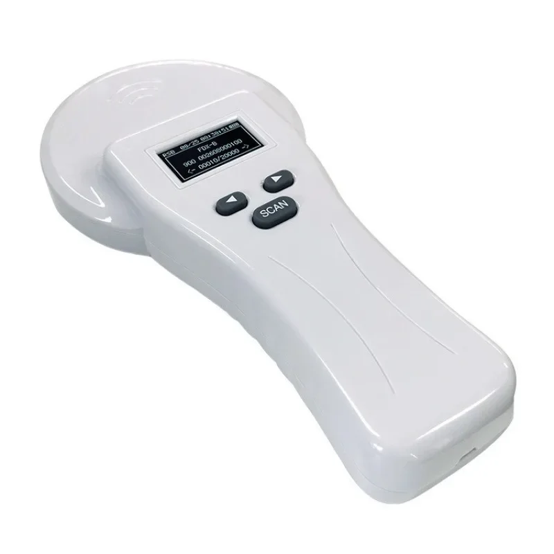 Animal chip reader, chip scanner, temperature label scanner