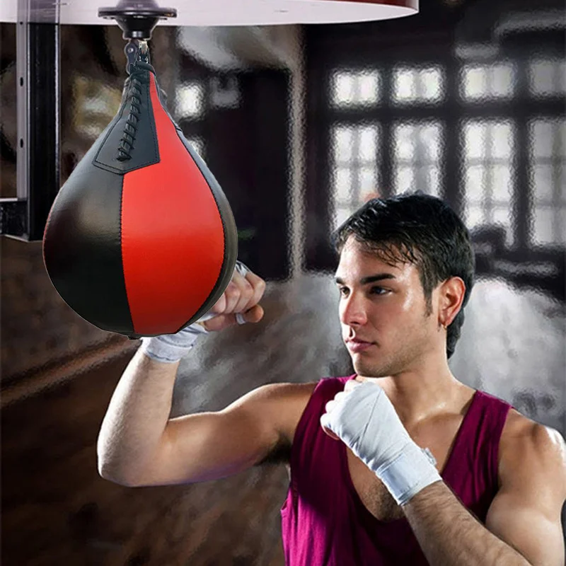 

Training Reaction Speed Balls PU Leather Training Punching Ball Muay Thai Punch Boxing Ball Gym Fitness Sports Equipment