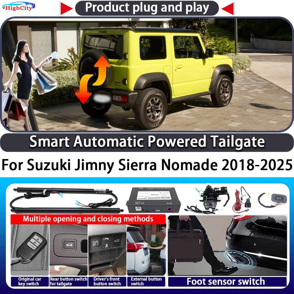 

For Suzuki Jimny Sierra Nomade 2018-2025 OEM Smart Automatic Powered Tailgate Key Control Trunk Lift Close Kit Power Tailgate